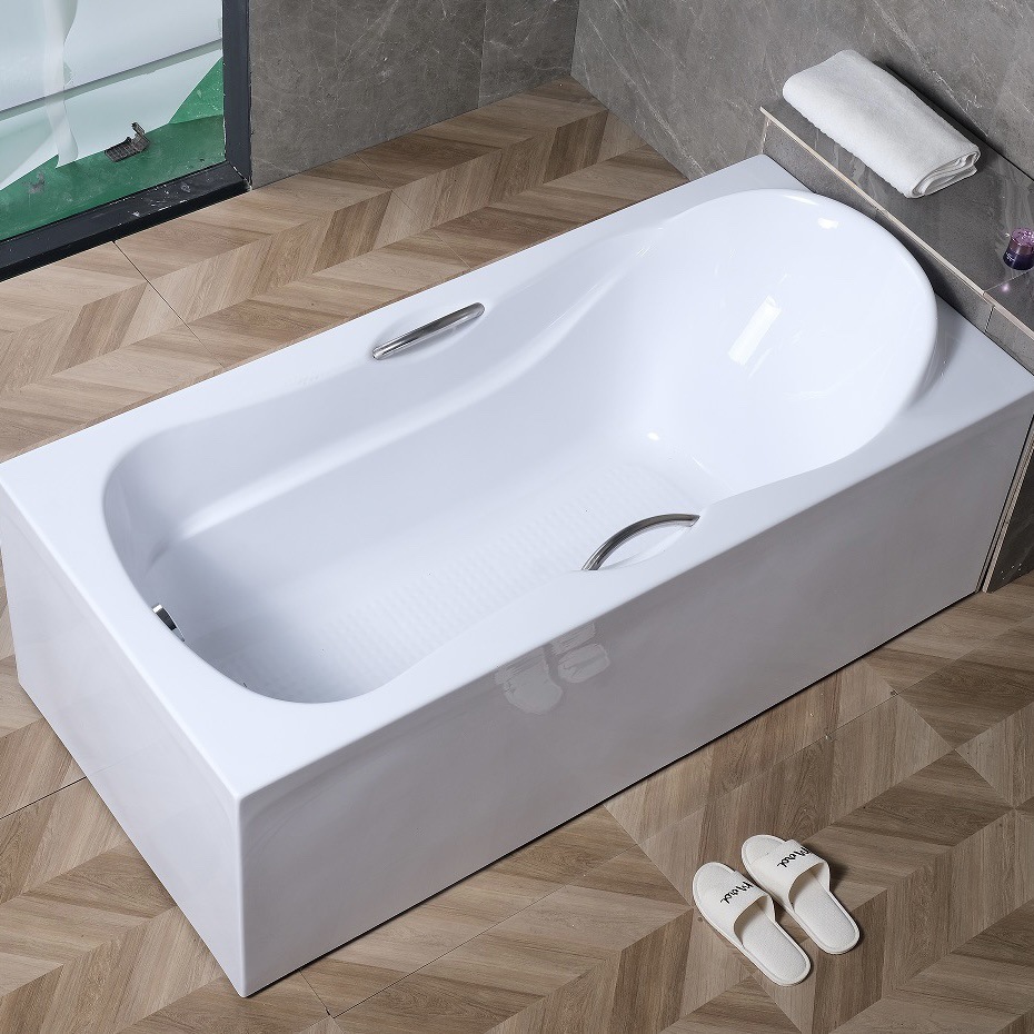 Acrylic Seamless One-Piece Household Thickened Bathroom Bathtub Adult Bathtub Installation-Free Hotel Hotel Factory Direct Sale