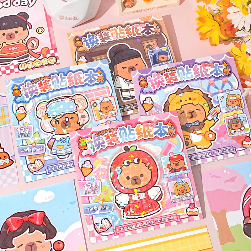 Cartoon sticker, mobile phone, suitcase
