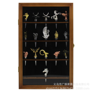 Cross-Border Red Wine Bottle Stopper Display Frame Removable Board Acrylic Wine Bottle Stopper Wine Sealer Storage Rack