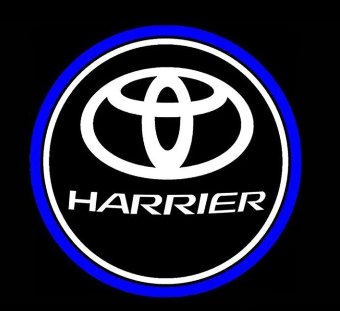 Aplicable a TOYOTA LINGFANG HARRIER VISA puerta no desvanecerse luz de bienvenida luz de atmósfera iluminación de la puerta de la lámpara de proyección image 9