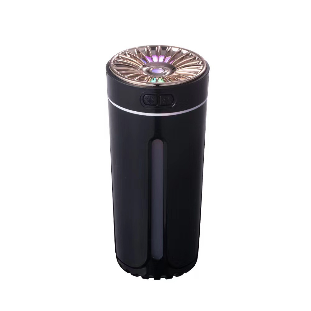 Cross-border new columnar humidifier mini USB home desktop office car aromatherapy creative gifts atmosphere light