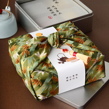 中秋节月饼铁盒红色银色马口铁盒蛋黄酥桃花酥复古中式点心方巾盒