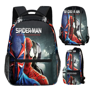 2025 Spot New Cross-Border Spider-Man Spider-Man Game Student Backpack Large Capacity