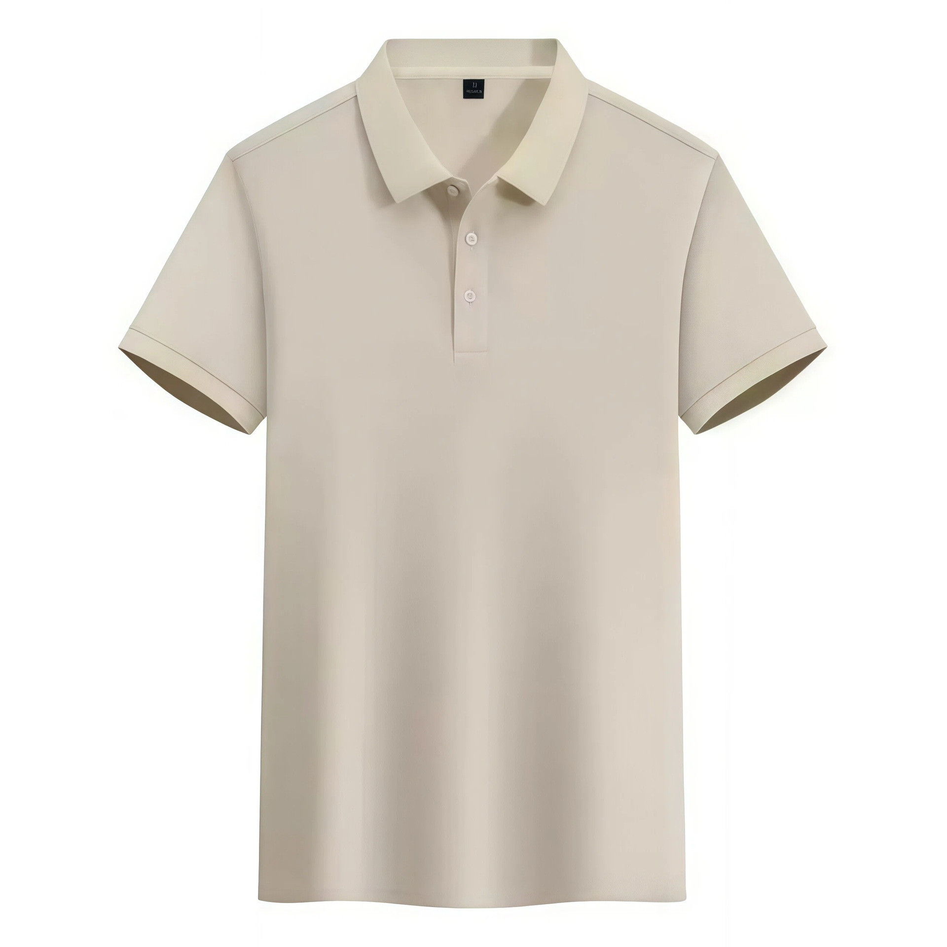 Camisa Polo de Manga Corta para Hombre de Poliéster, Transpirable para Verano