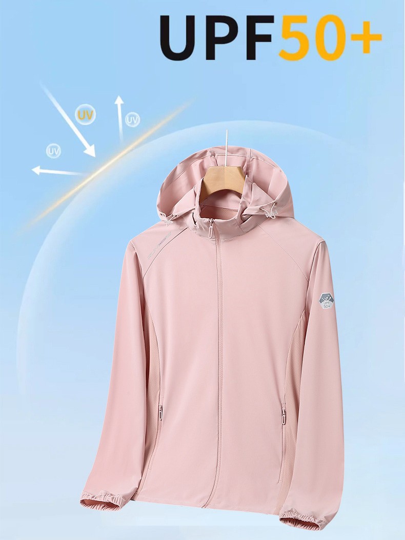 2025 nueva ropa de protección solar, protección UV, estilo de pareja, chaqueta de verano de alta calidad para hombres y mujeres, ropa de piel imprimible