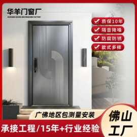 佛山不锈钢门韩式入户门家用别墅自建房防盗进户门现代简约韩式门