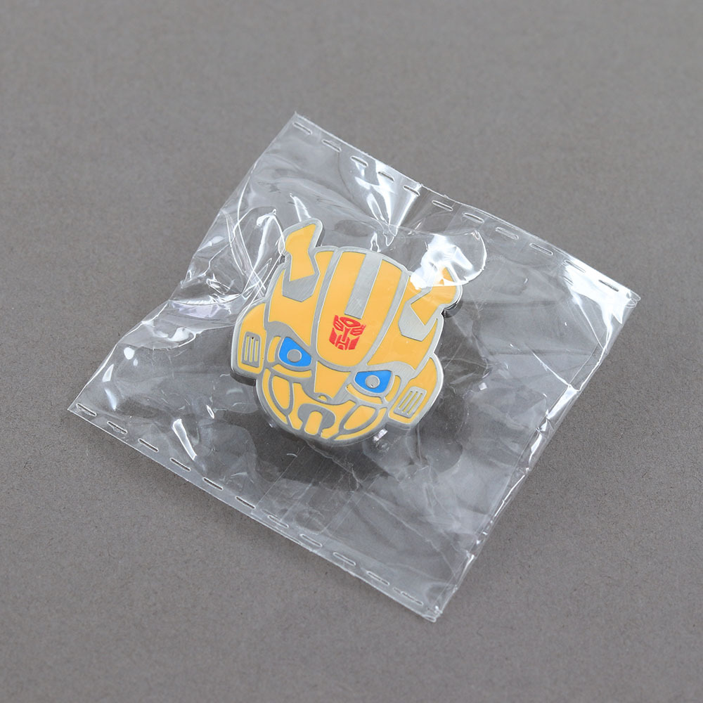 Transformers Bumblebee Metal Brooch, Autobot Helmet Enamel Badge, Anime Movie Merchandise Backpack Pin