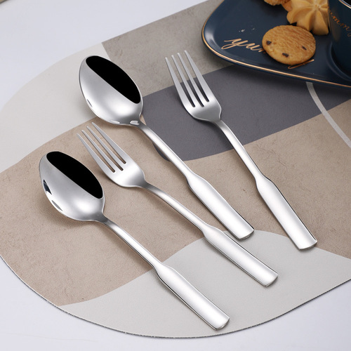 304 stainless steel spoon thickened household adult spoon Chinese style cute children's creative eating spoon stirring spoon