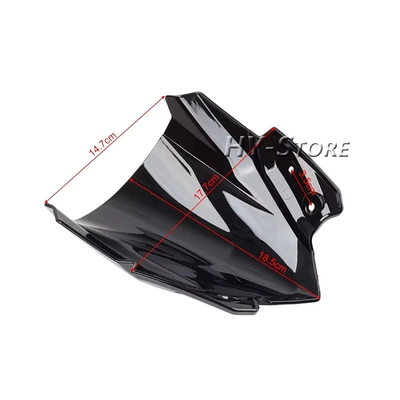 wind deflector, modified wind — Motorcycle front windshield