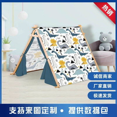 Factory wholesale to map custom cross-border e-commerce indoor and outdoor children's cartoon series children's tent game toy House