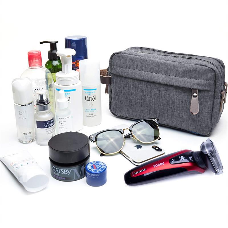 Bolsa de cosméticos de lavado de estilo europeo especial transfronterizo para hombres bolsa de almacenamiento de cosméticos portátil de nylon impermeable de gran capacidad de viaje