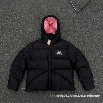 越境してよく売れている綿服の男女の純色の百合の帽子のコートの冬のレジャーのパンの服