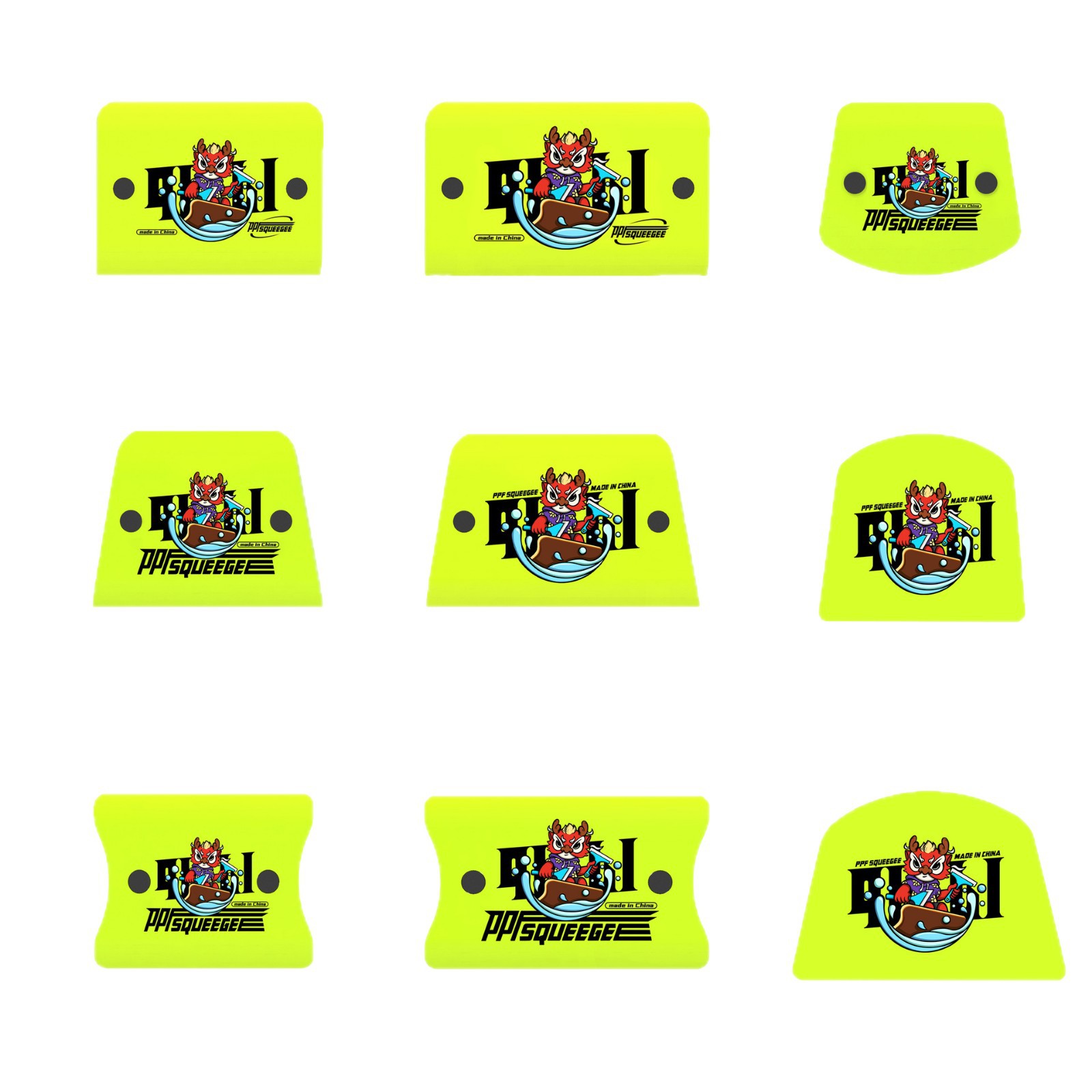 herramienta de adhesión de película de automóvil de fuerza, raspador de ropa de automóvil spot, película protectora transparente raspador de agua de doble borde raspador de ropa de automóvil resistente al desgaste image 6