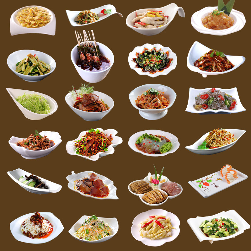 Special-shaped Plate Dish Commercial Household Irregular White Ceramic Dish Plate for Hotel Tableware and Restaurant