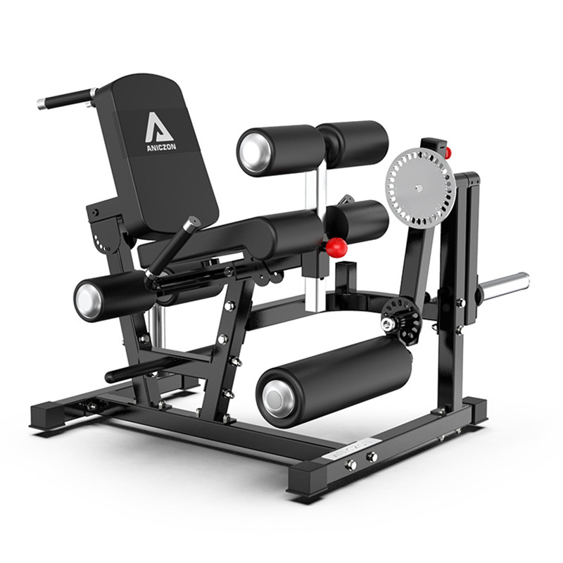Máquina integrada de flexión y extensión de piernas comerciales, músculo de extremidades inferiores, entrenador de flexión y extensión de piernas, gimnasio de educación privada, formación de piernas
