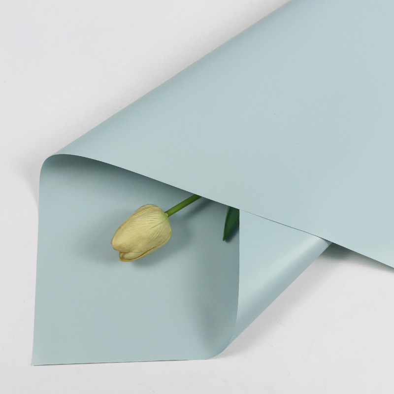 Huaxi Color sólido de doble cara Papel Ouya Material de embalaje de flores al por mayor Floristería Paquete de flores Material de flores Papel de embalaje de ramo