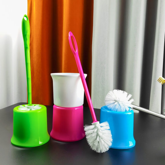 Toilet brush household no dead angle long handle toilet brush suit toilet cleaning brush toilet brush artifact suit