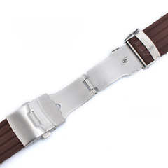 開關生耳適用華為三星智能硅膠錶帶輪胎紋防水錶帶 18/20/22/24mm