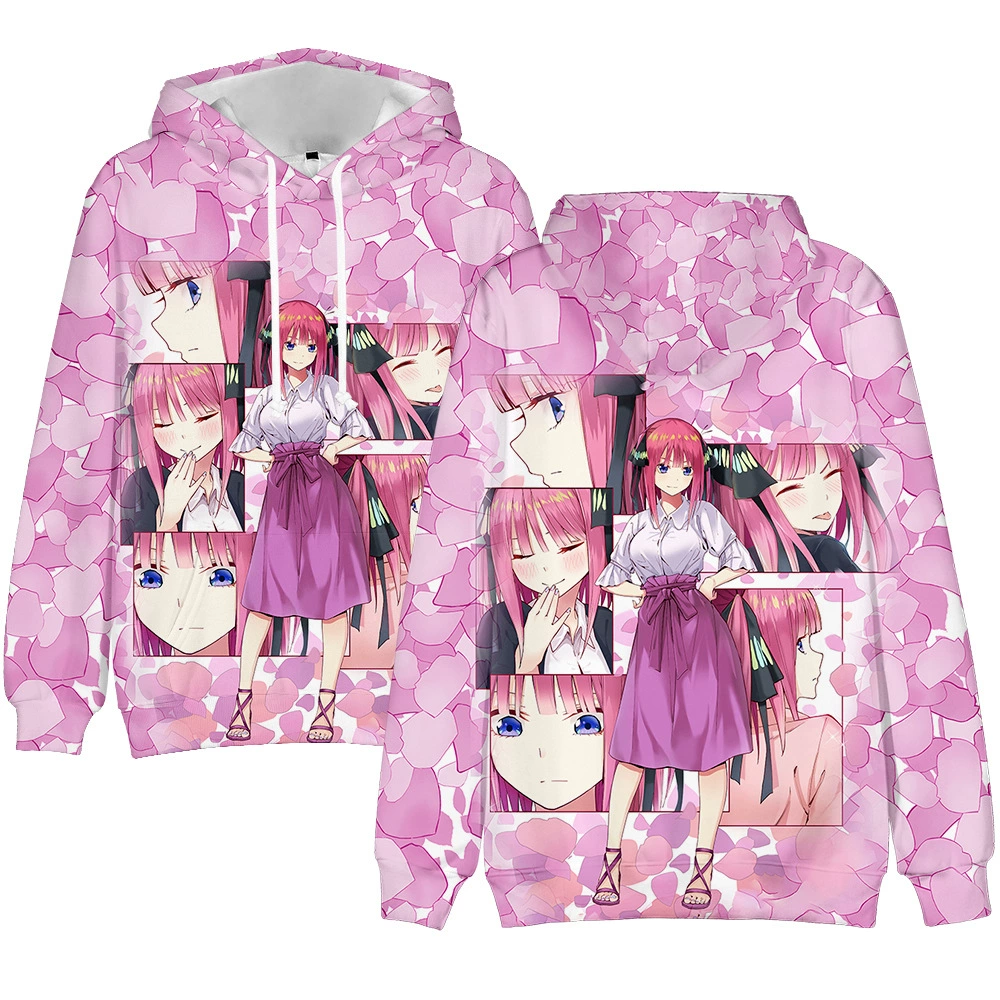 what is a youth hoodie 3D Anime Hoodies Sweatshirts Cute Nakano Miku The Quintessential Quintuplets Men Woman Hooded Casual Boy Girl Kids Clothing what is a youth hoodie