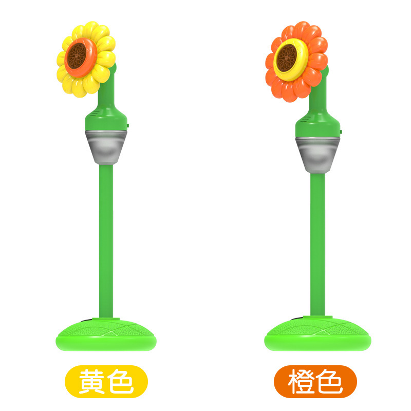 跨境向日葵泡泡充电版遥控户外婚庆生日露营全自动声光吹泡泡玩具|undefined