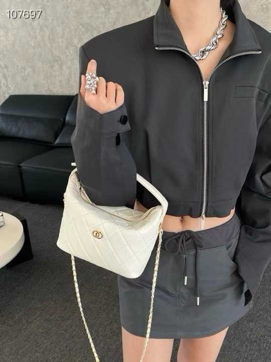 一件代发2025秋冬新款小香风菱格链条饭盒包时尚单肩斜挎小包包女|undefined