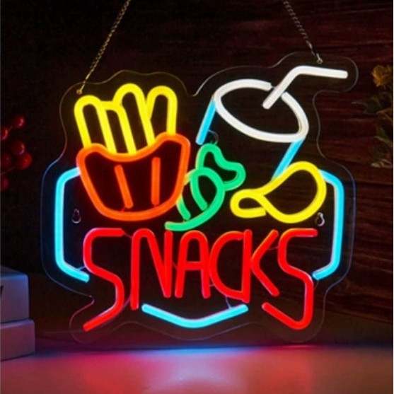 Transfronterizos acrílico LED neón luces decorativas creativas luces ambientales juegos red barra roja modelado diseño de pared