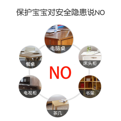 FaSoLa table corner anti-collision corner protector anti-collision corner table anti-collision strip transparent corner anti-collision protective cover corner sticker