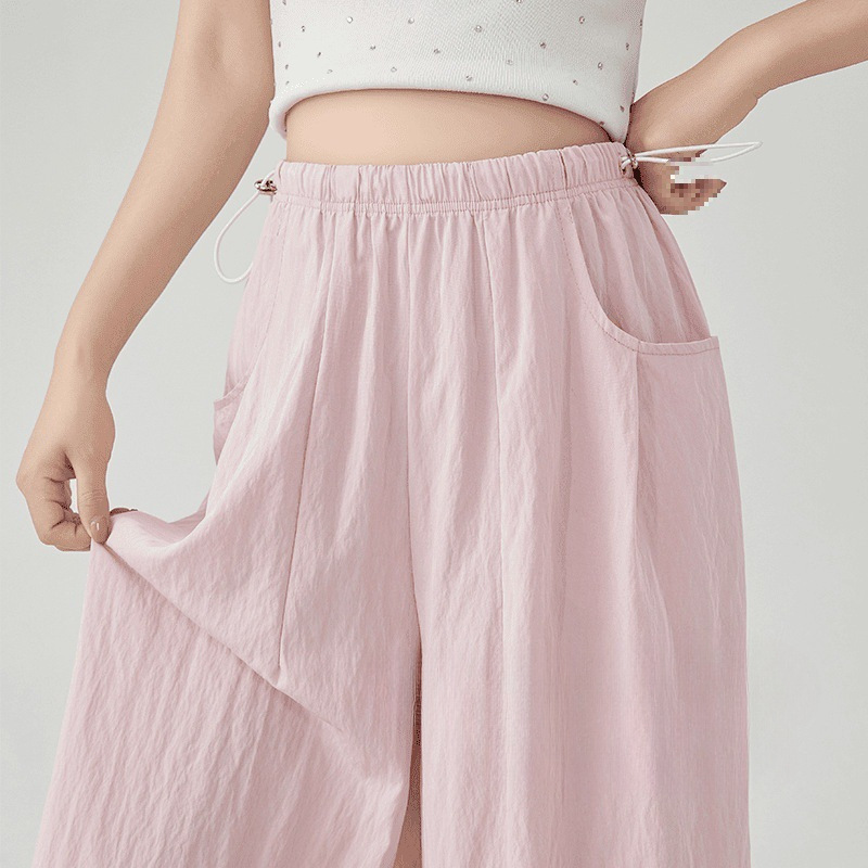 Cross-Border Maternity Pants Summer Thin Outer Wear Petite Drape Casual Pants Plus Size Loose Balloon Pants Wide-Leg Pants