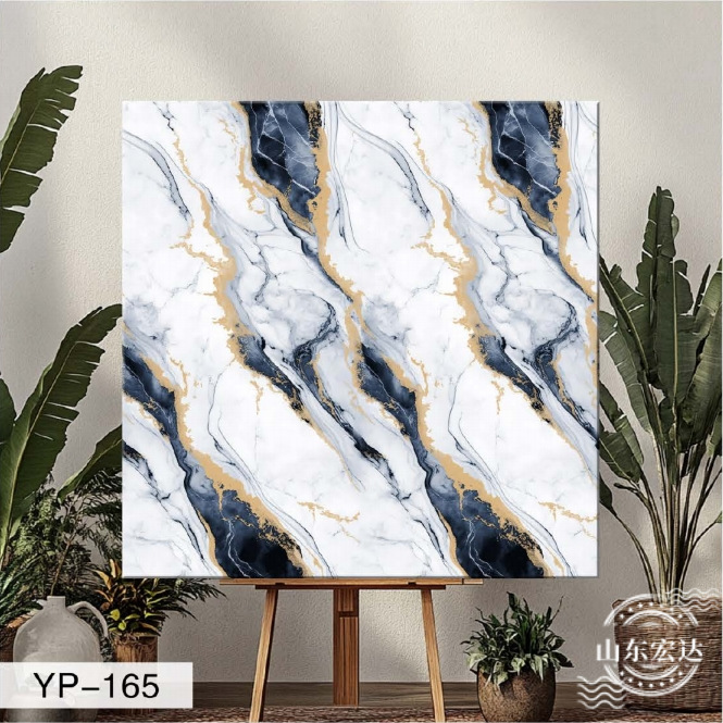 Azulejo de imitación mármol autoadhesivo adhesivo de pared sala de estar baño decoración de pared impermeable y a prueba de humedad con papel de aluminio