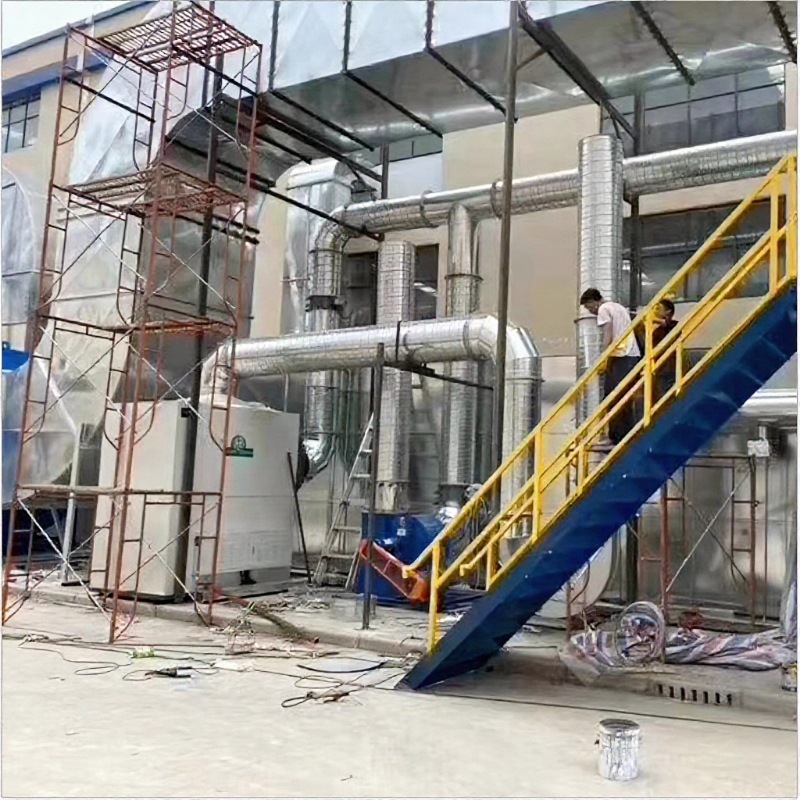 镀锌风管制作加工除尘螺旋风管不锈钢风管白铁皮通风管道现场测量