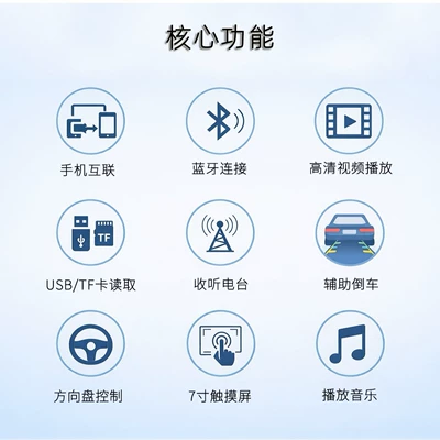 Car mp4 with Capacitive Touch Screen