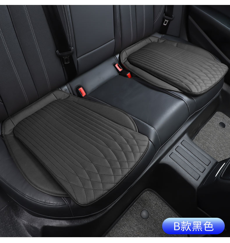 Car Seat Cushion, Universal for All Seasons, High-End Rear Integrated High-Rebound Sponge Flat Single-Piece Seat Cushion Cover