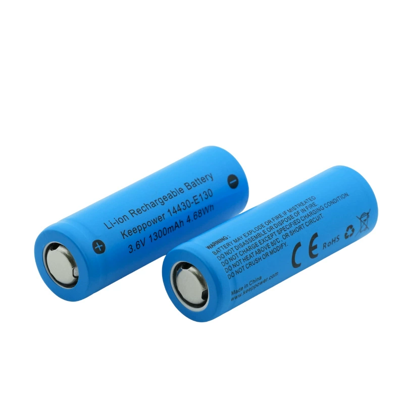 Фонарик Keeppower небольшой с лазером, зарядка от аккумулятора, E130, 6V