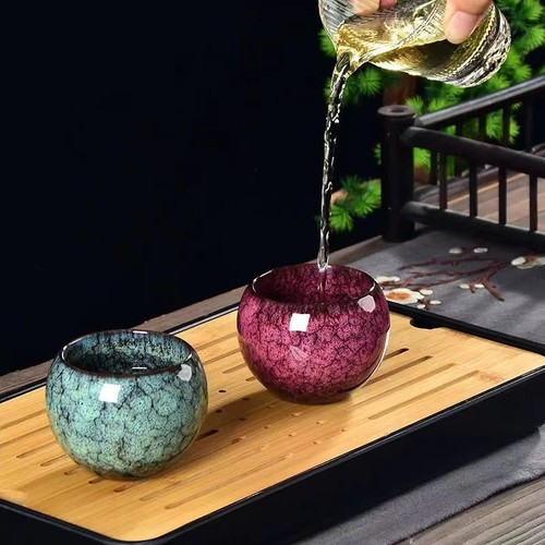 Yao Bian Long Egg Dragon Shaped Unstable Cup Anti-Scald Ceramic Cup Jian Zhan Hand Warmer Cup Yao Bian Large Capacity Master Cup Tea Cup