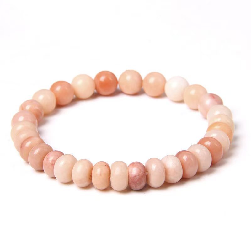 TEMU transfronterizo europeo y americano venta caliente pulseras de piedra de 8mm labslázuli blanco amatista pulsera con cuentas spot al por mayor