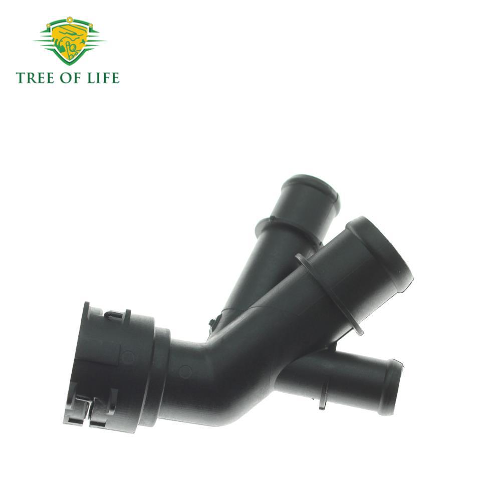5Q0122291BF para conector de manguera de refrigeración de refrigerante del motor Skoda Volkswagen Golf image 3