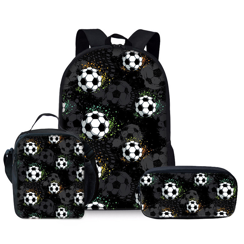 Venta caliente transfronteriza mochila de dibujos animados sin tema mochila escolar para estudiantes de primaria y secundaria mochila de gran capacidad bolsa de hombro bolsa de lápices