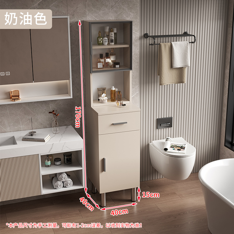 gabinete lateral de baño inodoro panal de abeja gabinete vertical de almacenamiento tipo piso gabinete lateral de almacenamiento sala de estar simple armario