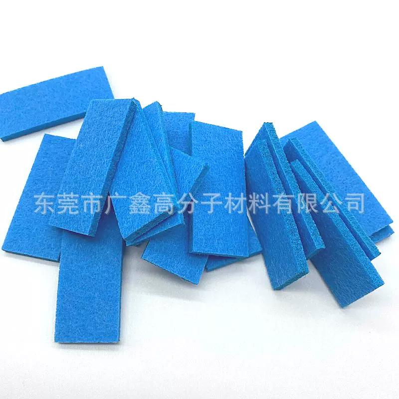 冷风机滤芯片加湿吸水绵芯片蓝色吸水尿垫填充棉无纺棉吸水绵现货