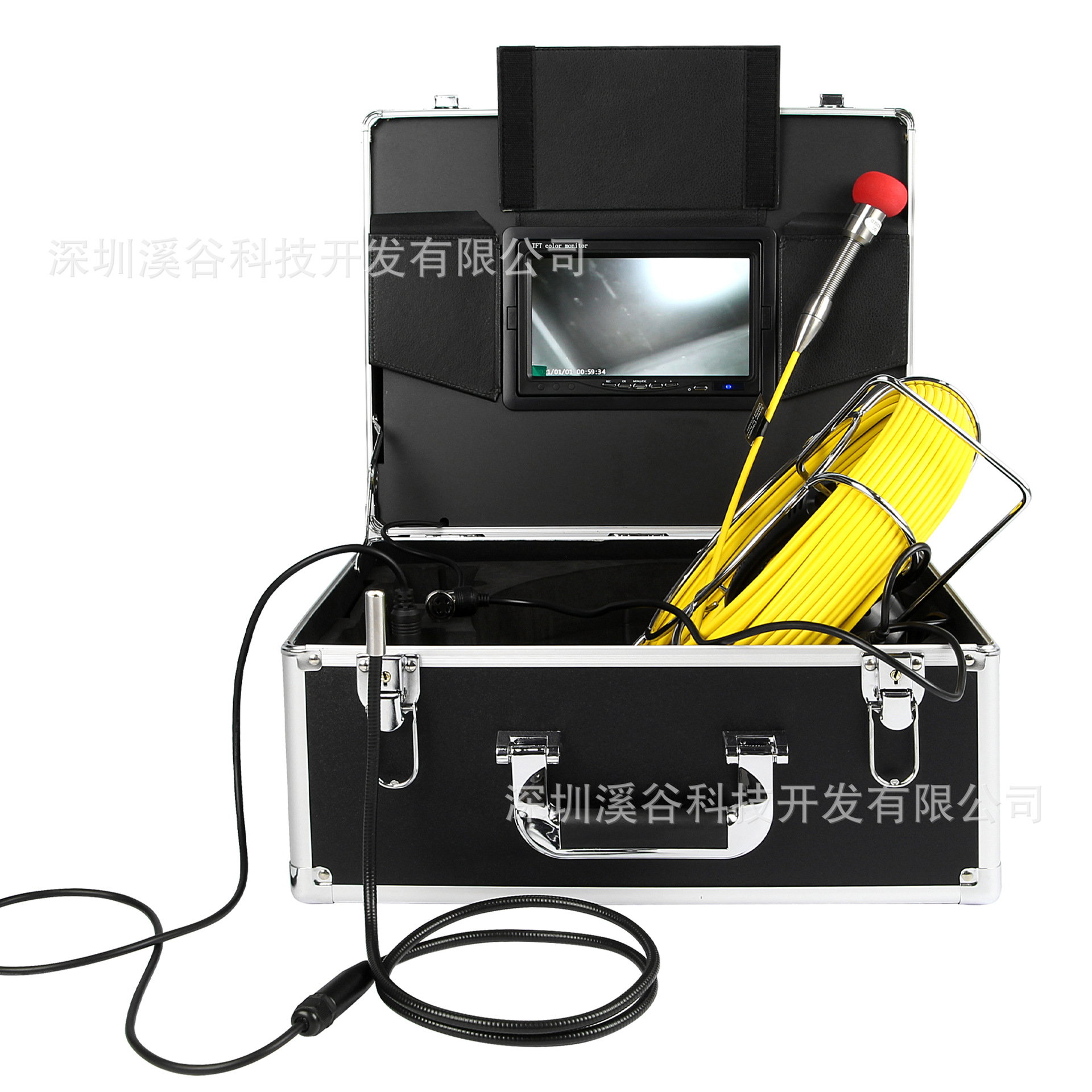 高清工业下水管道检测内窥镜摄像头防水转弯可视探测仪器市政物业