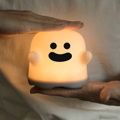 Ghost Night Light Student Expression Fun Funny Parent-Child Lamp Cute Bedroom Creative Rechargeable Birthday Gift