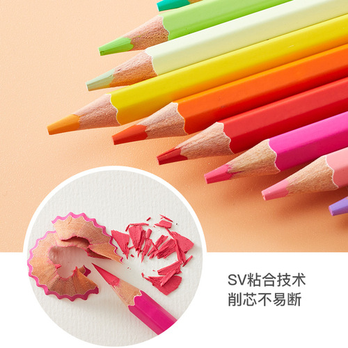 New Colored Pencil Good Colored Pencil Macaron Water-Soluble Colored Pencil Handbook Painting