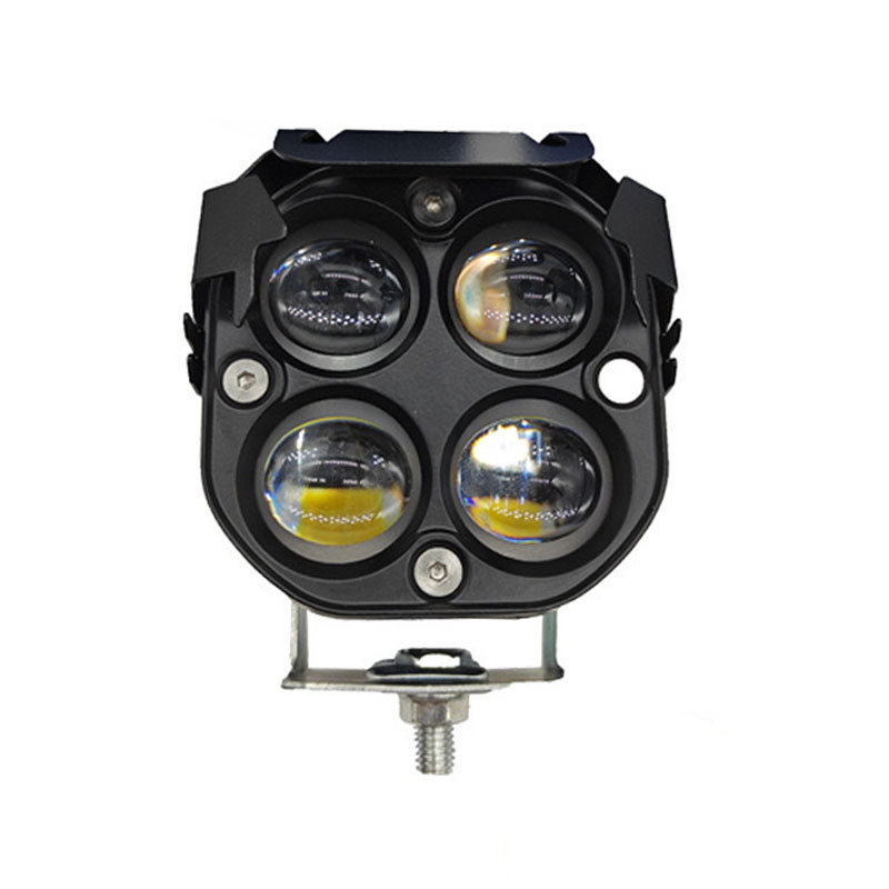 クロスボーダー専用四葉草スポットライト黄白色光レンズ40W LED作業灯オフロード車ランプ外付け前照灯|undefined