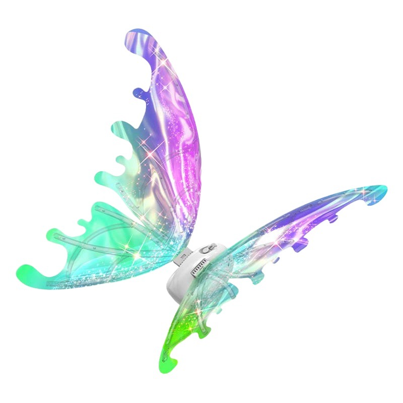 Cross-border elfo alas eléctrico luminoso mariposa alas chica decoración de nuevo juego de rol regalo de Año Nuevo regalo al por mayor