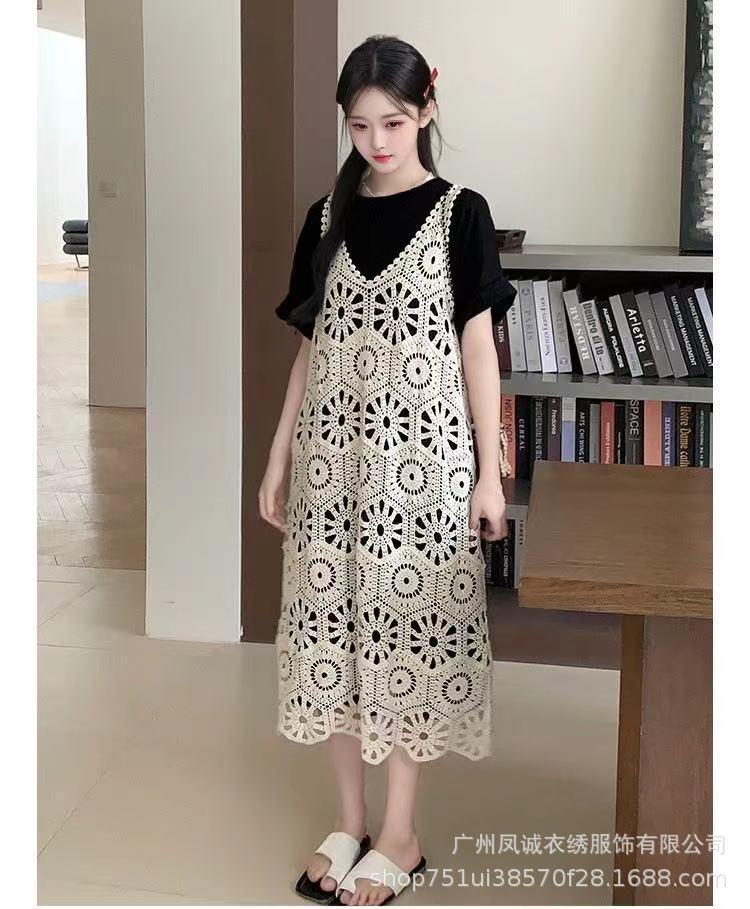 살구색 (고품질 + 5줄 길이)