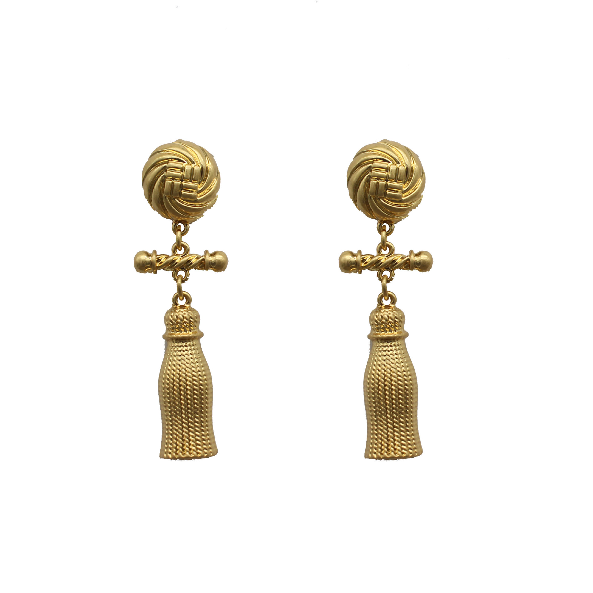 Retro Solid Color Alloy Plating Womenu0027S Drop Earrings 1 Pair
