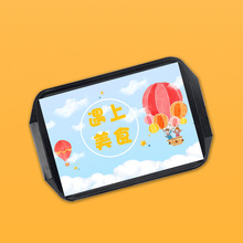 定做餐盘纸餐纸垫纸一次性双胶纸垫彩色一次性勾选菜单定制油蜡纸