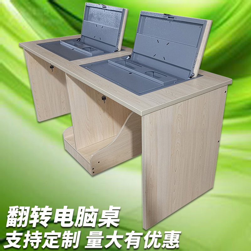 Anhui madera sólida pintura tabla de computadora directa tabla de plegada tabla de computadora de doble pieza de pierna