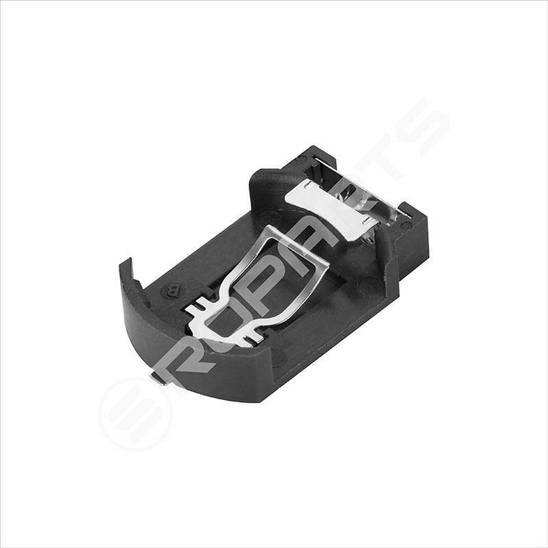 Sanrong parts button battery holder lithium battery holder SMT patch battery mother holder environmental protection and high temperature resistance