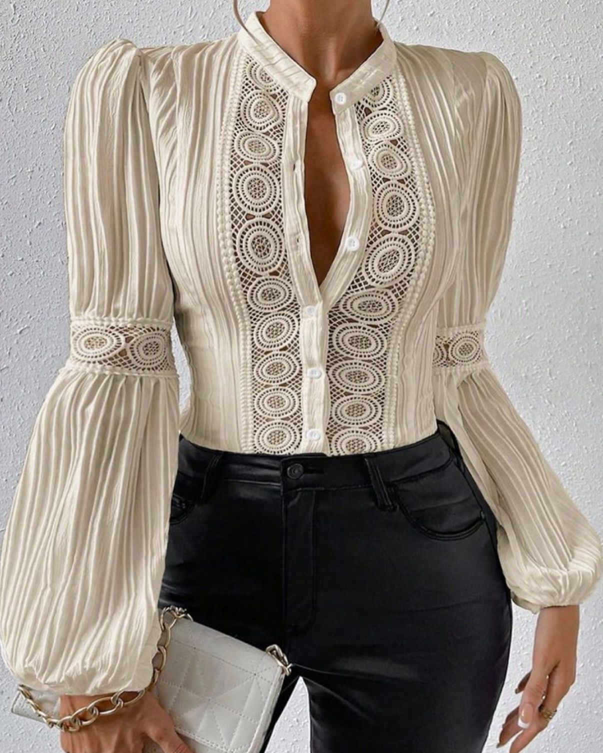 Wholesale Women's Vacation Simple Style Solid Color Long Sleeve Blouses display picture 3
